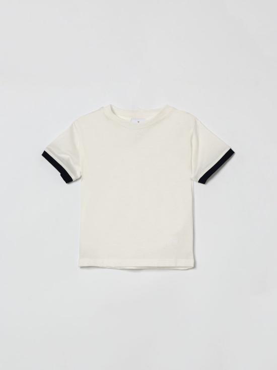 26SS [키즈] 마뉴엘리츠 티셔츠 MR3342 GESSO BLU White 1