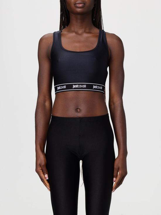 26SS 저스트까발리 트레이닝 티셔츠 80PAM204J0108 899 Black