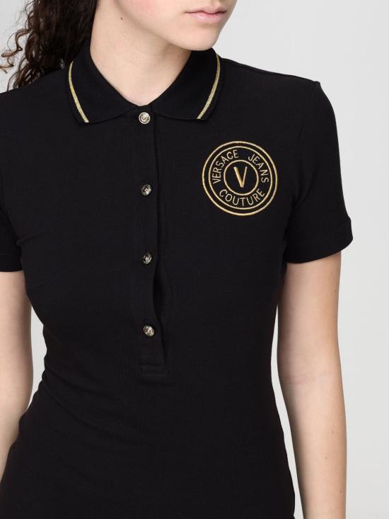 26SS 베르사체 롱 원피스 80HAOT03CJ01T G89 Black - VERSACE