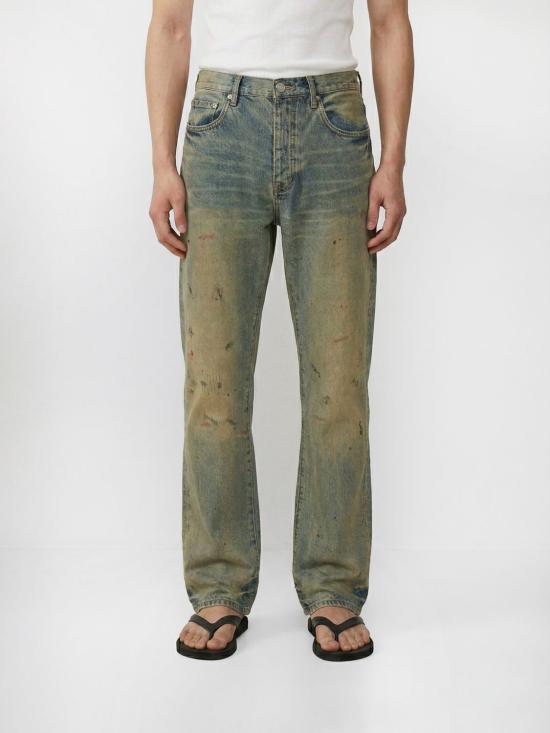 26SS 퍼플 브랜드 데님 팬츠 P011IORC526 LTINDIGO Yellow - PURPLE BRAND