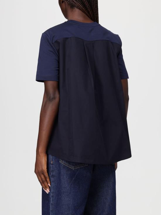 26SS 마르니 반팔 티셔츠 THJE0378QSUTC446 00B99 Blue - MARNI