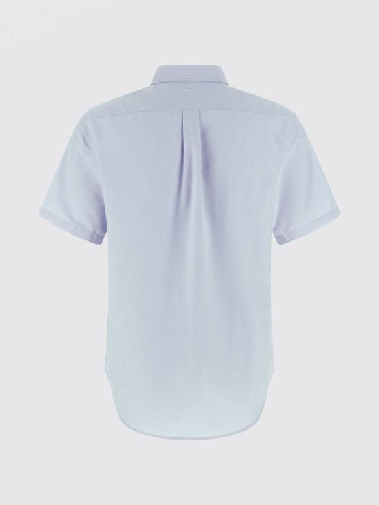 26SS 겐조 반팔 셔츠 FG55CH1099LO 63 Gnawed Blue - KENZO