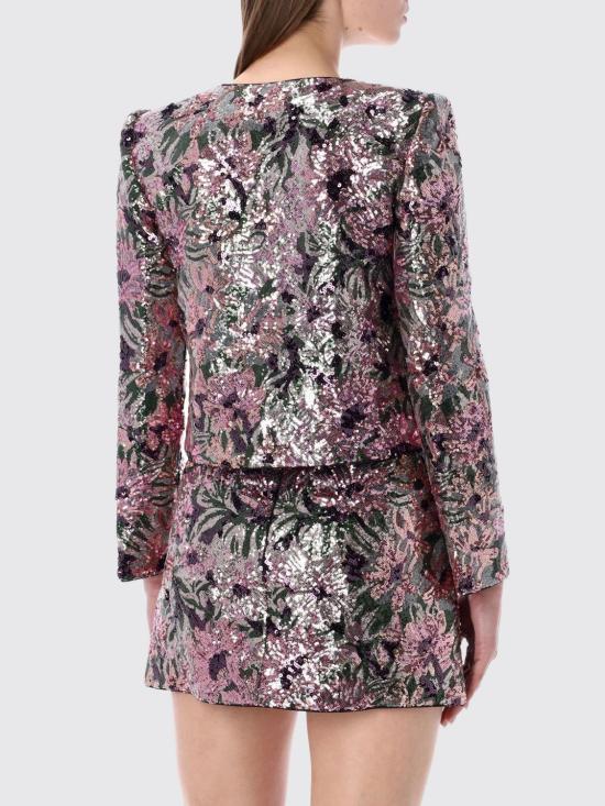 26SS 셀프 포트레이트 자켓 RS26075JAMU MULTI Red - SELF PORTRAIT