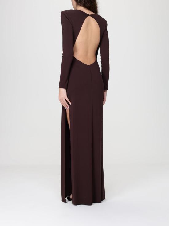 26SS 엘리자베타프랜치 롱 원피스 ABR3962E2 644 Brown - ELISABETTA FRANCHI