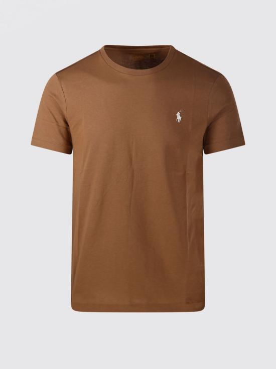 26SS 폴로 랄프로렌 포니로고 자수 반팔 티셔츠 710671438 536 Biscuit - POLO RALPH LAUREN