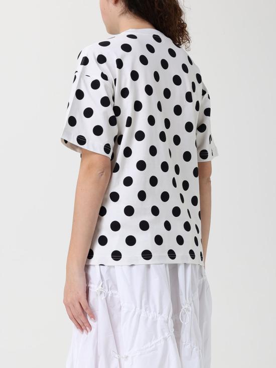 25FW 모스키노 반팔 티셔츠 07175441 2003 Ivory - MOSCHINO