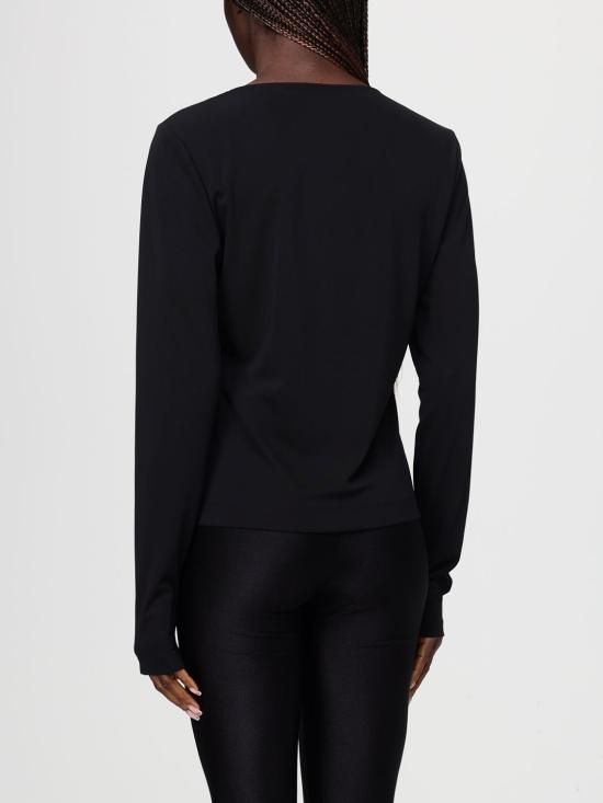 26SS 저스트까발리 긴팔 티셔츠 80PAH643J0253 899 Black - JUST CAVALLI