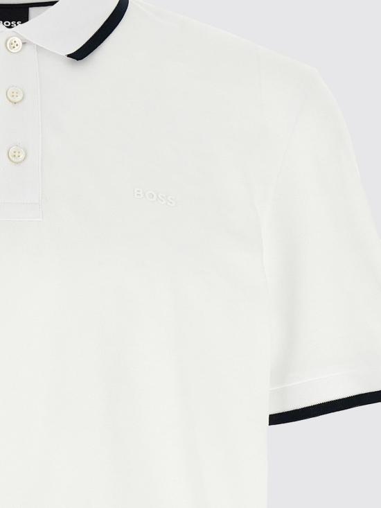 26SS 보스 폴로 티셔츠 50494697 101 White - BOSS