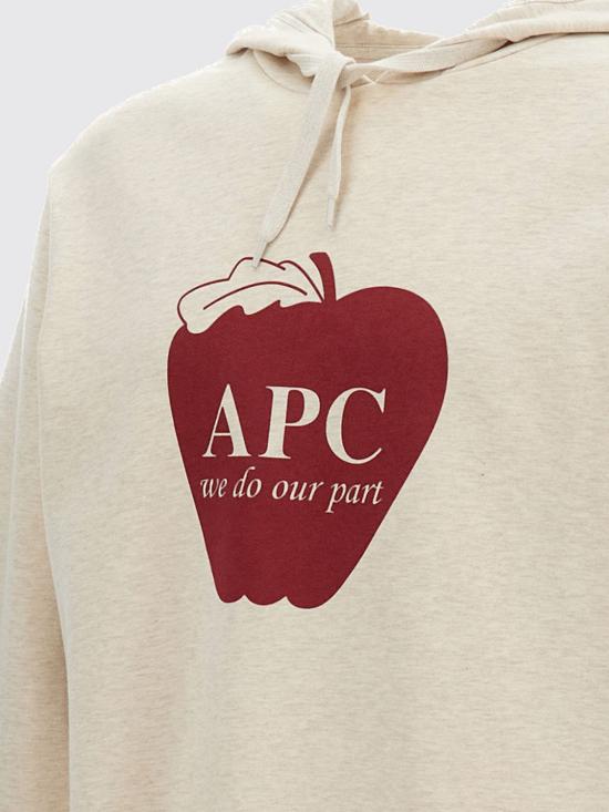 26SS 아페쎄 후드 티셔츠 COHGOH37027 PAA Beige - A.P.C.