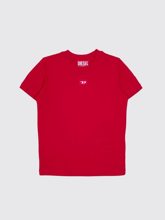 26SS [키즈] 디젤 티셔츠 J025010GRAI K405 Red