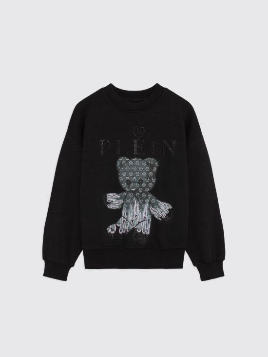 26SS [키즈] 필립 플레인 풀오버 S6PHJGSW161 110 Black