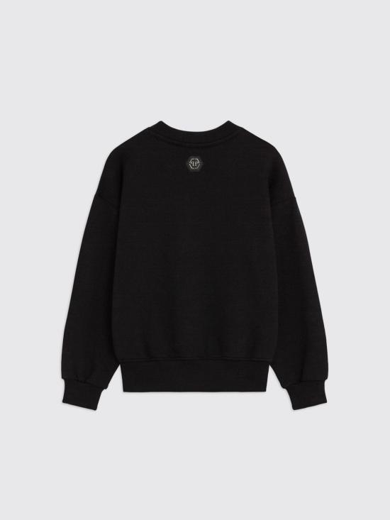 26SS [키즈] 필립 플레인 풀오버 S6PHJGSW161 110 Black - PHILIPP PLEIN