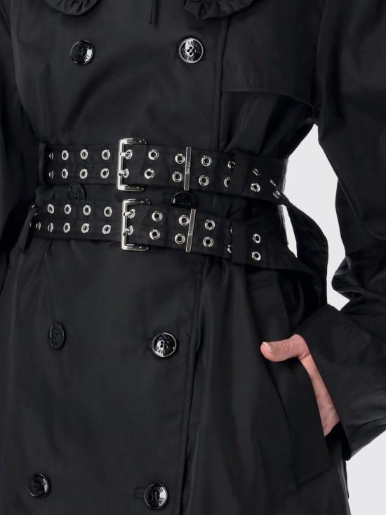 26SS 가니 트렌치 코트 A1010075 099 Black - GANNI