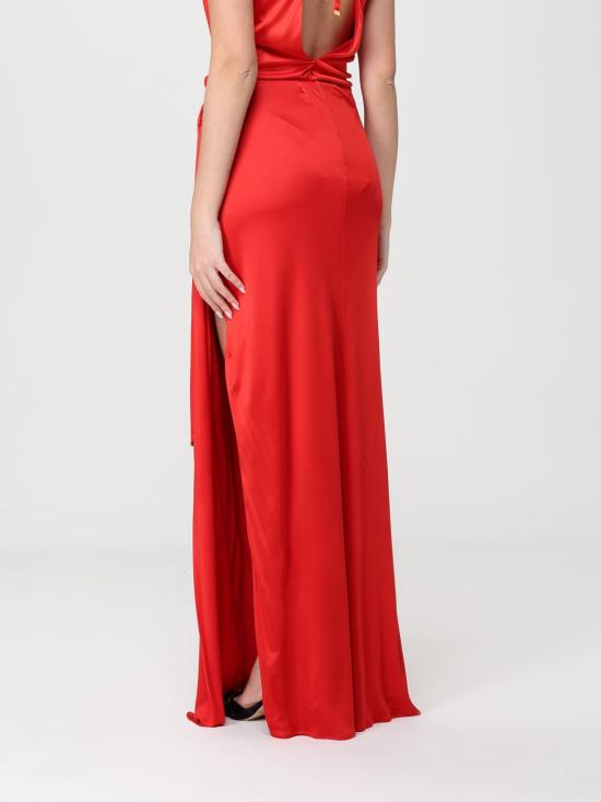 26SS 엘리자베타프랜치 롱 스커트 GO16661E2 H85 Red - ELISABETTA FRANCHI