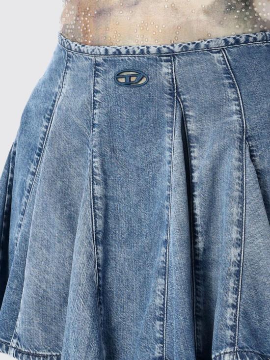 26SS 디젤 데님 스커트 A21694068VY 01 Blue - DIESEL