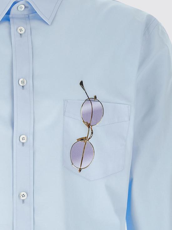 26SS 모스키노 긴팔 셔츠 02290235 1293 Blue - MOSCHINO