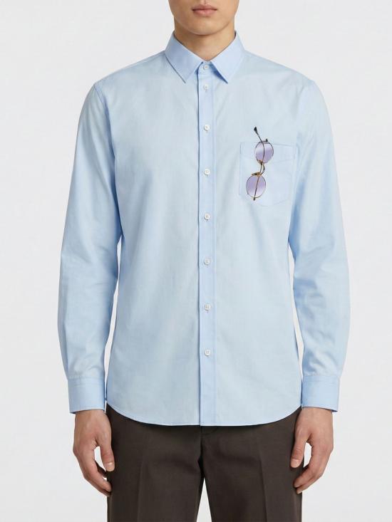 26SS 모스키노 긴팔 셔츠 02290235 1293 Blue