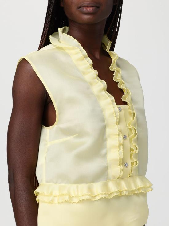 26SS 알베르타 페레티 셔츠 08051619 0024 Yellow - ALBERTA FERRETTI