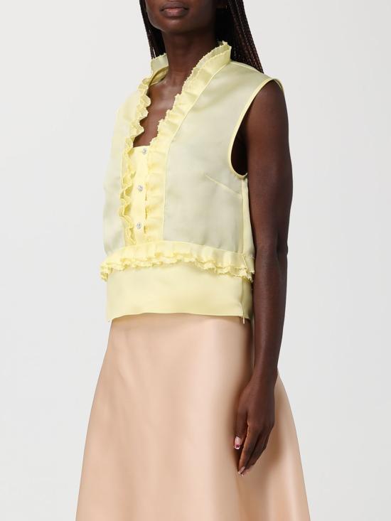 26SS 알베르타 페레티 셔츠 08051619 0024 Yellow - ALBERTA FERRETTI