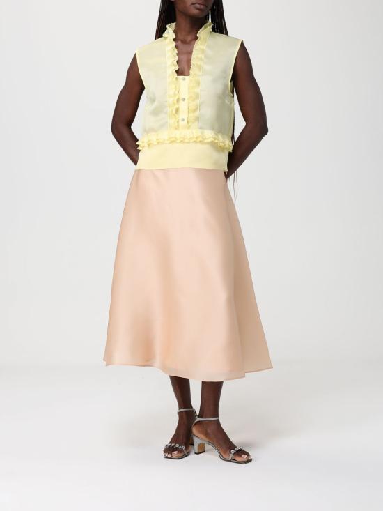 26SS 알베르타 페레티 셔츠 08051619 0024 Yellow - ALBERTA FERRETTI