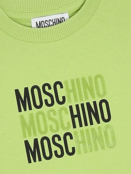 26SS [키즈] 모스키노 티셔츠 H5M05GLAA23 30355 White 1 - MOSCHINO