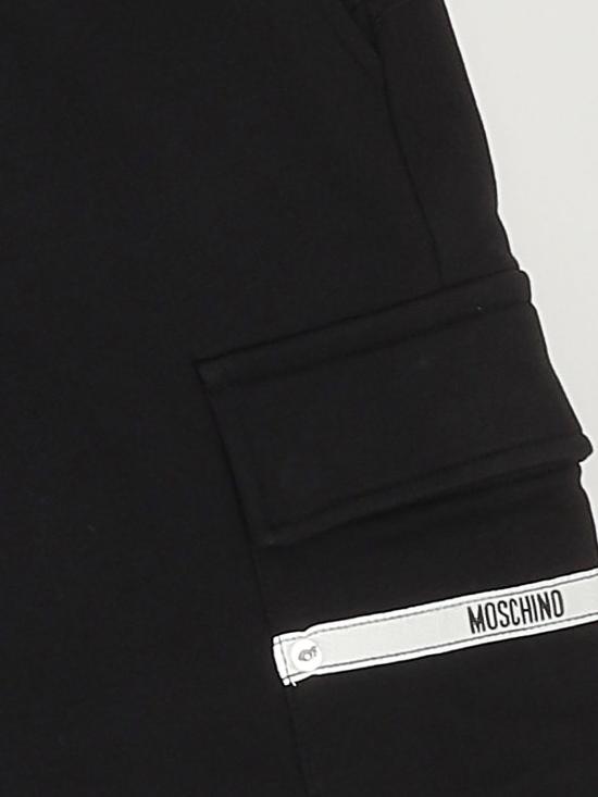 26SS [키즈] 모스키노 쇼츠/버뮤다 HUQ020LCA86 60100 Black - MOSCHINO