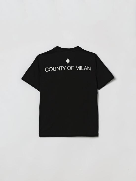 26SS [키즈] 컨트리 오브 밀란 티셔츠 S6CMJBTH048 110 Black - COUNTY OF MILAN