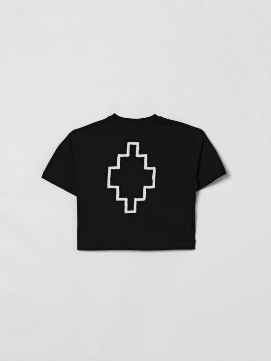 26SS [키즈] 컨트리 오브 밀란 티셔츠 S6CMJGTH066 110 Black - COUNTY OF MILAN