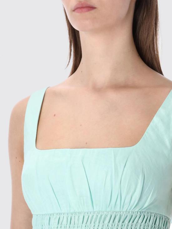 26SS 셀프 포트레이트 롱 원피스 RS26212MG Green - SELF PORTRAIT