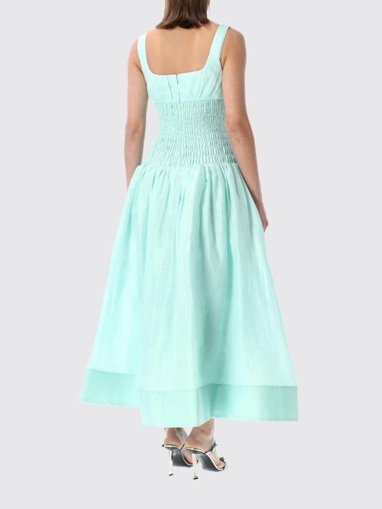 26SS 셀프 포트레이트 롱 원피스 RS26212MG Green - SELF PORTRAIT