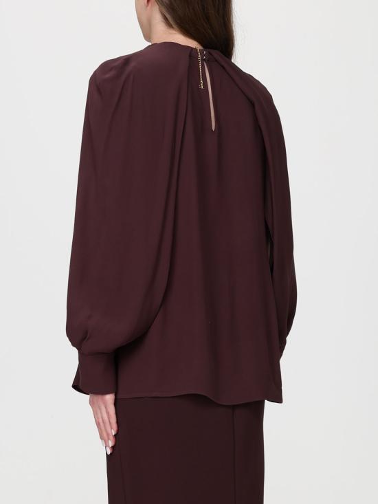 26SS 엘리자베타프랜치 블라우스 CA12961E2 644 Brown - ELISABETTA FRANCHI