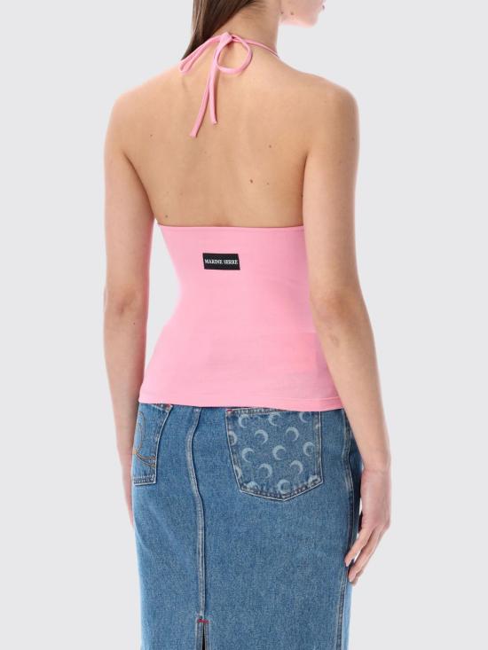 26SS 마린세르 민소매 티셔츠 WTO504ACJER0115 PK30 Pink - MARINE SERRE