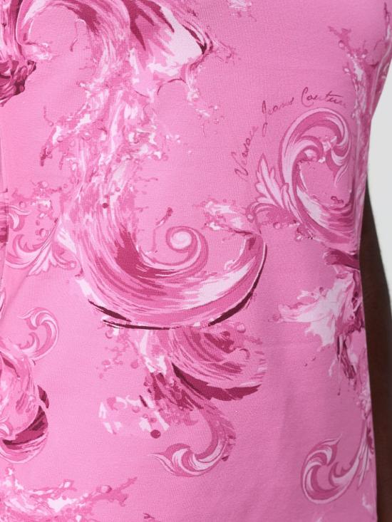 26SS 베르사체 반팔 티셔츠 80HAH608JS553 499 Red - VERSACE