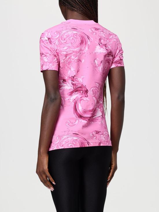 26SS 베르사체 반팔 티셔츠 80HAH608JS553 499 Red - VERSACE