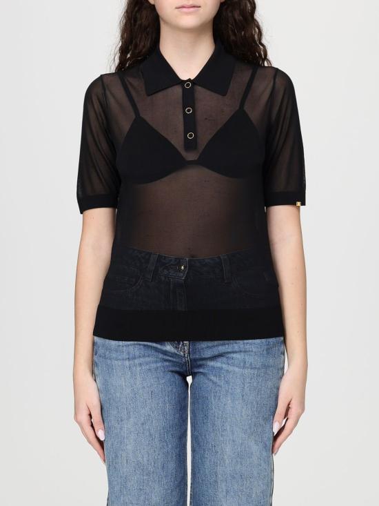 26SS 엘리자베타프랜치 폴로 티셔츠 MK80B61E2 110 Black