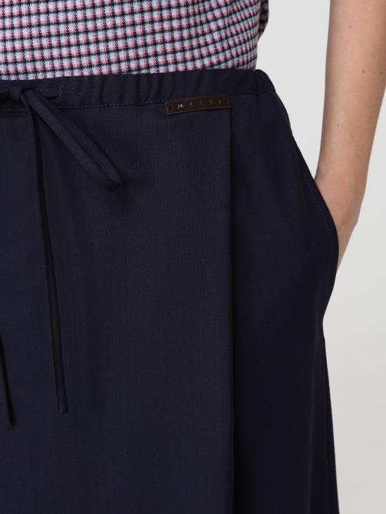 26SS 마르니 스트레이트 팬츠 PAMA0634A0UTW839 00B99 Blue - MARNI