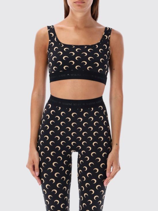 26SS 마린세르 트레이닝 티셔츠 WUW055BCJER0001 IT99 Black