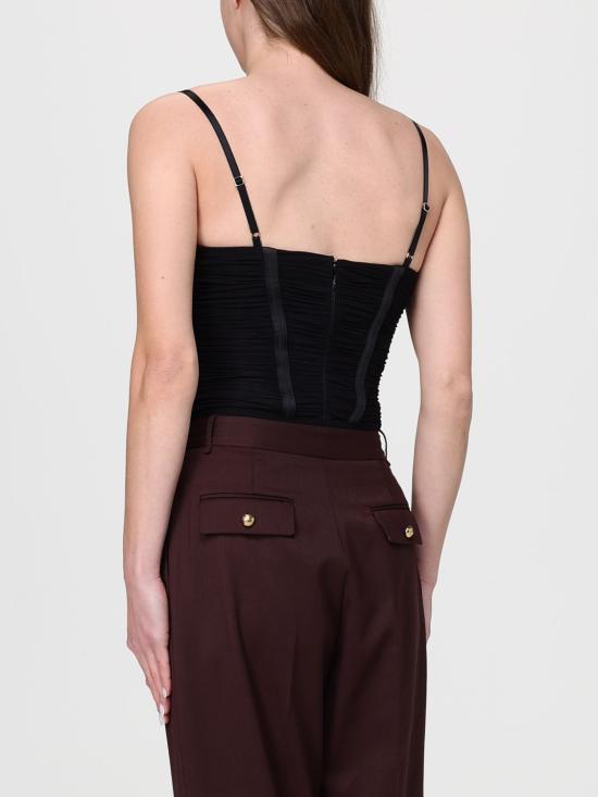 26SS 엘리자베타프랜치 민소매 티셔츠 BO01961E2 110 Black - ELISABETTA FRANCHI