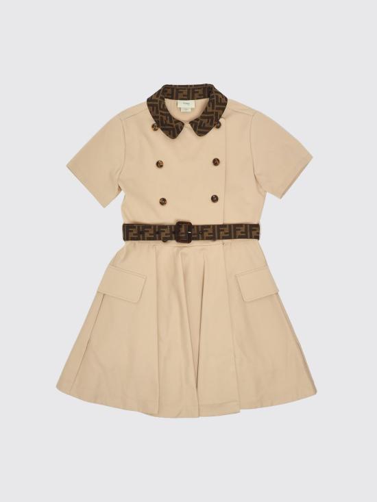 26SS [키즈] 펜디 원피스 JFB827AS5Y F1P2N Beige