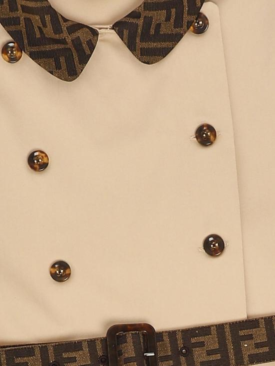 26SS [키즈] 펜디 원피스 JFB827AS5Y F1P2N Beige - FENDI