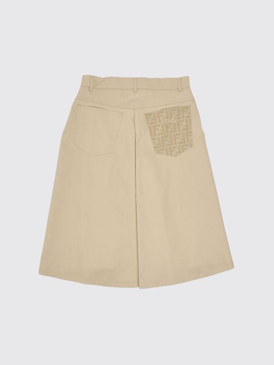 26SS [키즈] 펜디 스커트 JFE205AS5Y F1P2N Beige - FENDI