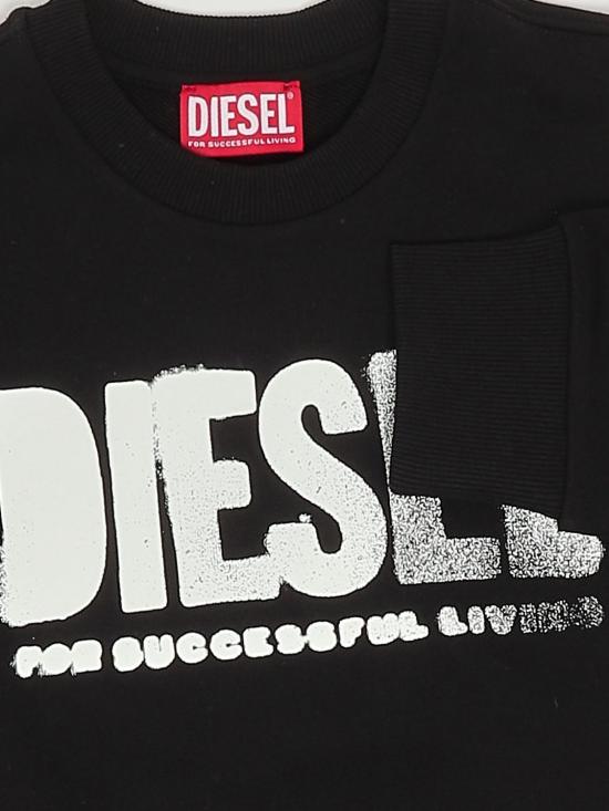 26SS [키즈] 디젤 풀오버 J026190GEAD K900 Black - DIESEL