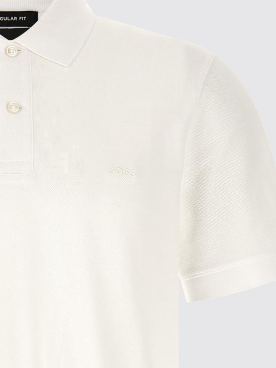26SS 보스 폴로 티셔츠 50553564 100 White - BOSS