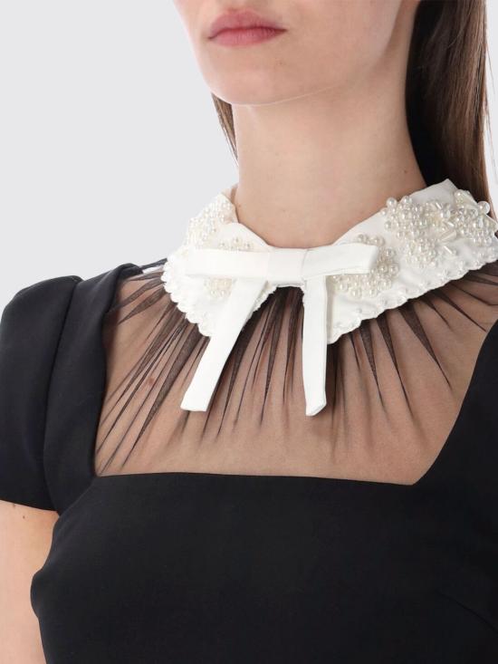 26SS 셀프 포트레이트 롱 원피스 RS26165SB Black - SELF PORTRAIT