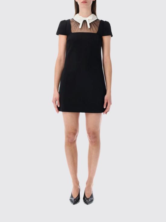 26SS 셀프 포트레이트 롱 원피스 RS26165SB Black