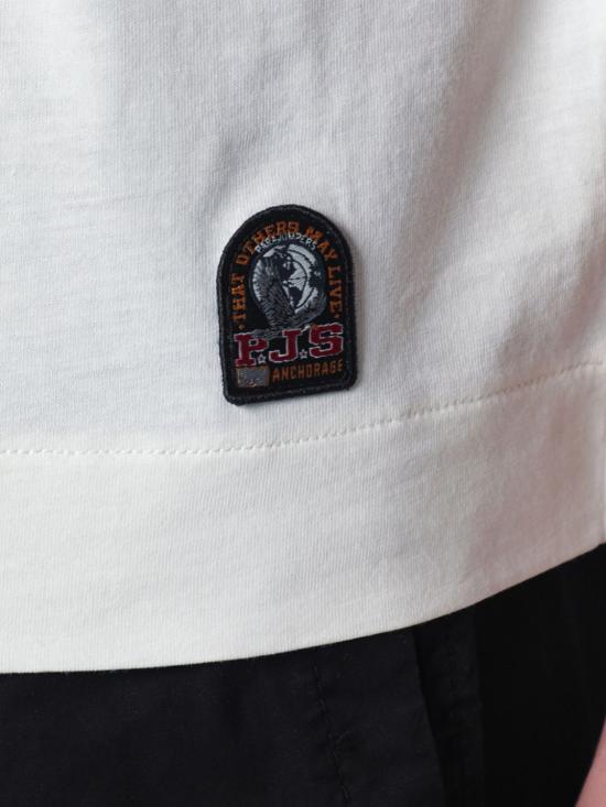 26SS 파라점퍼스 반팔 티셔츠 26SMPMTSRY01CO 0290 White - PARAJUMPERS