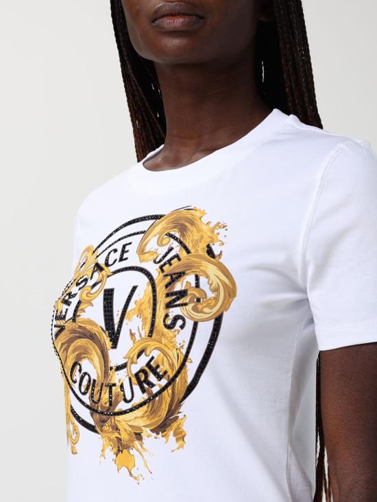 26SS 베르사체 반팔 티셔츠 80HAHE01CJ02E G03 White - VERSACE