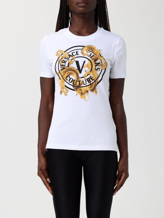 26SS 베르사체 반팔 티셔츠 80HAHE01CJ02E G03 White