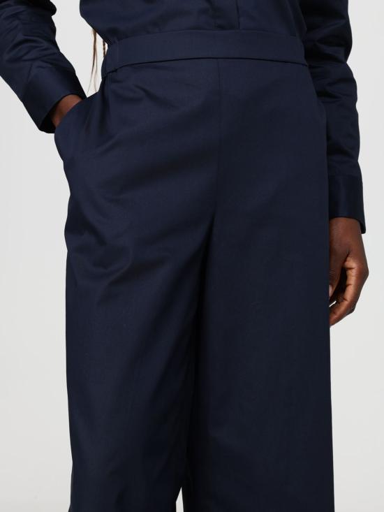 26SS 막스마라 스트레이트 팬츠 2616131037600 006 Navy - MAX MARA