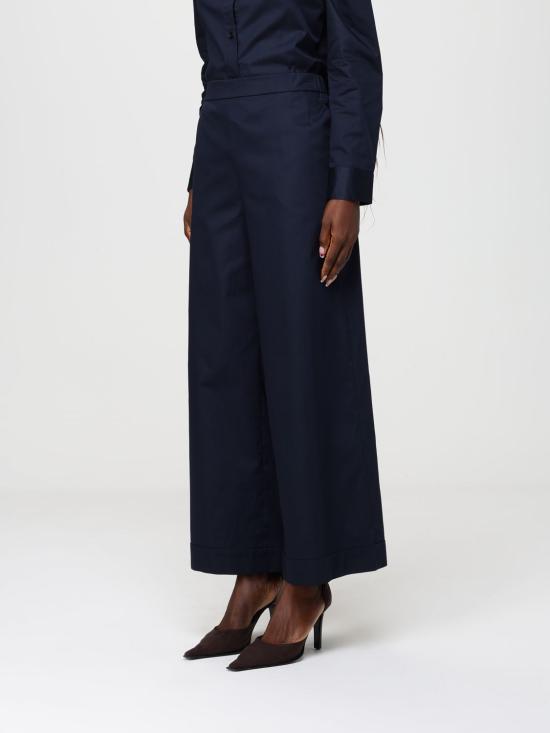 26SS 막스마라 스트레이트 팬츠 2616131037600 006 Navy - MAX MARA